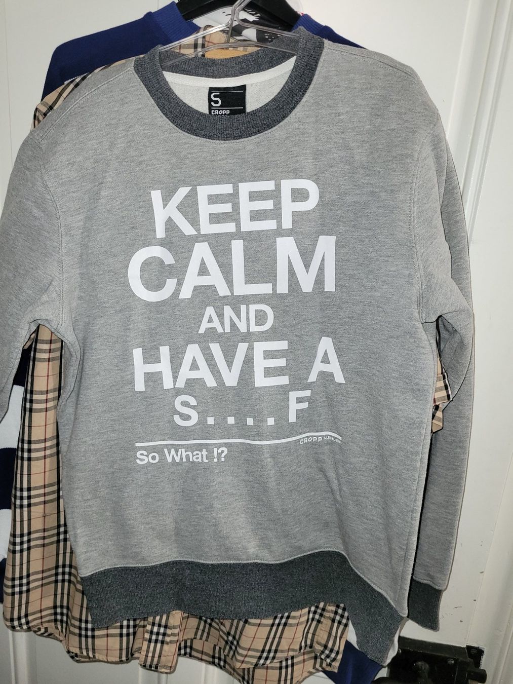 Pullover & Sweatshirts: Kifferpullover Keep Calm... – Gebraucht aus Brig von RaZu39