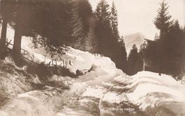 Dans la neige La Chaux de Fonds (NE)