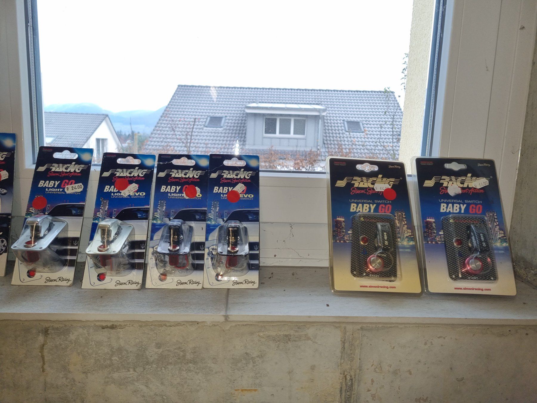 Schalter: Set mit 15 Baby Go Kippschalter Simoni Racing – Neu und originalverpackt aus Neunkirch von shrooms 1