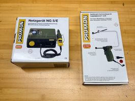 PROXXON NG 5/E et THERMOCUT 12/E ensemble
