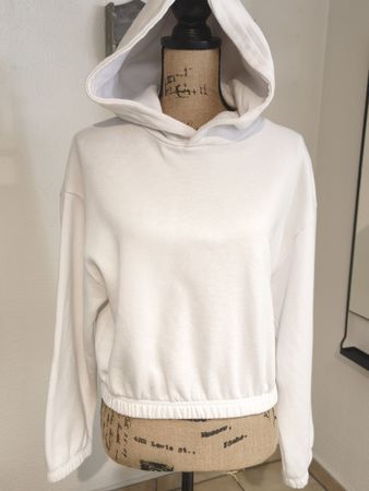 Kapuzenpullover Zara weiss Grösse M guter Zustand