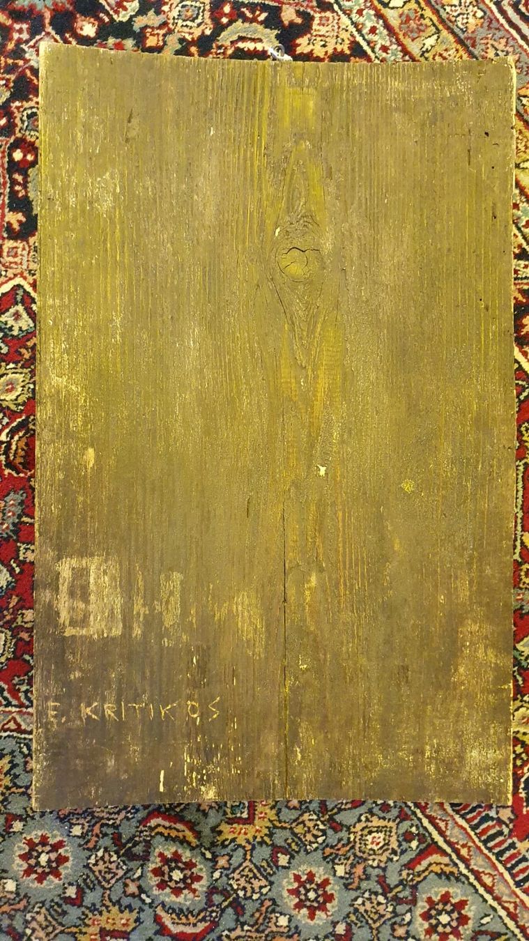 Dipinti: Ikone mit Heiligenfiguren, religiöses Bild, antik – Usato da Zürich venduto da adriben 5
