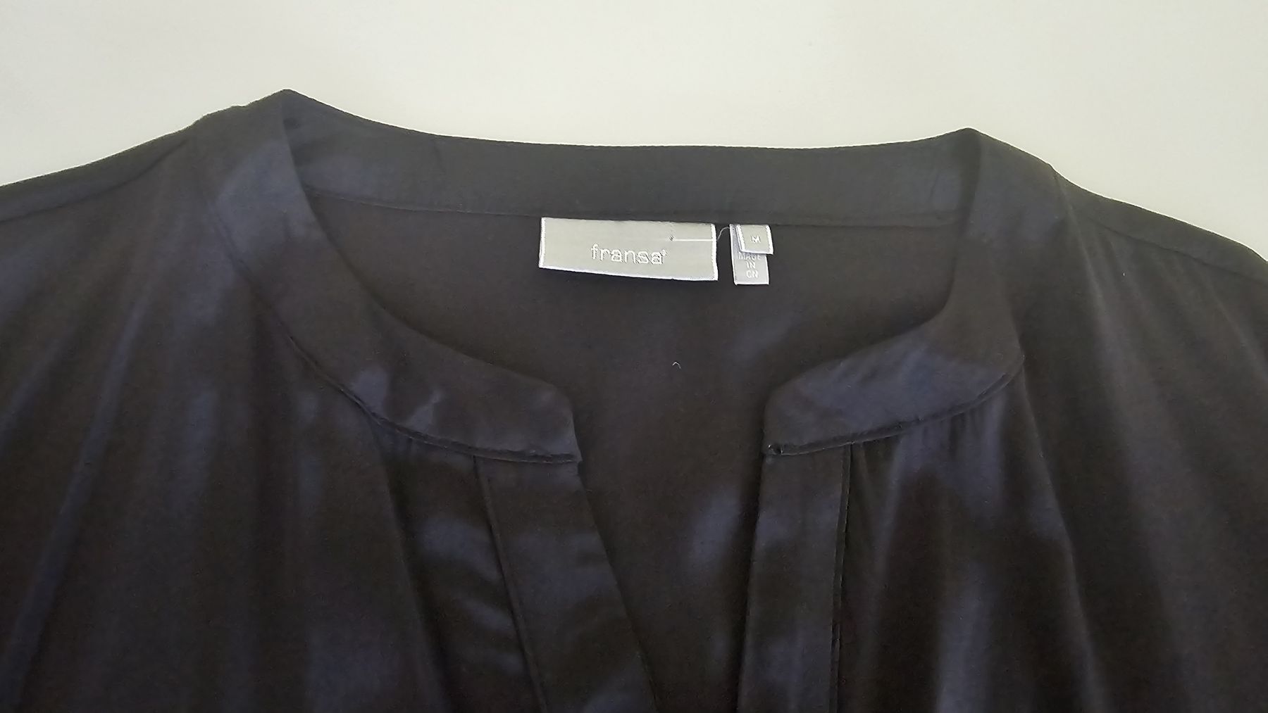 Camicette: Bluse Tunika schwarz Grösse M fransa  – Usato da Aarau venduto da Mery6 3