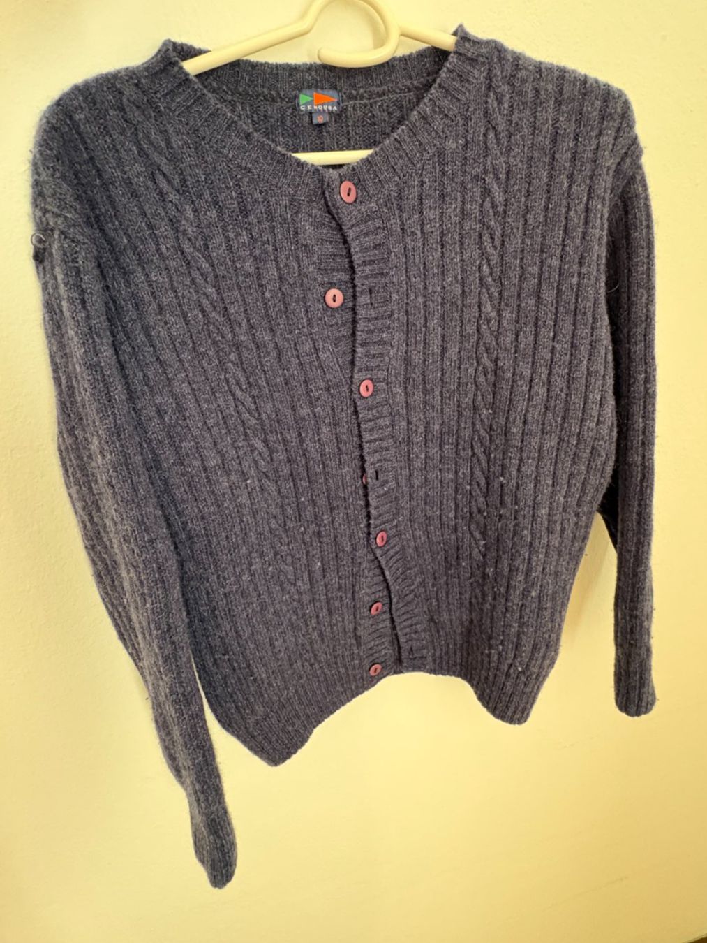 Giacche & Cappotti: Cardigan lana blu – Usato da Bellinzona venduto da dan_m8pc