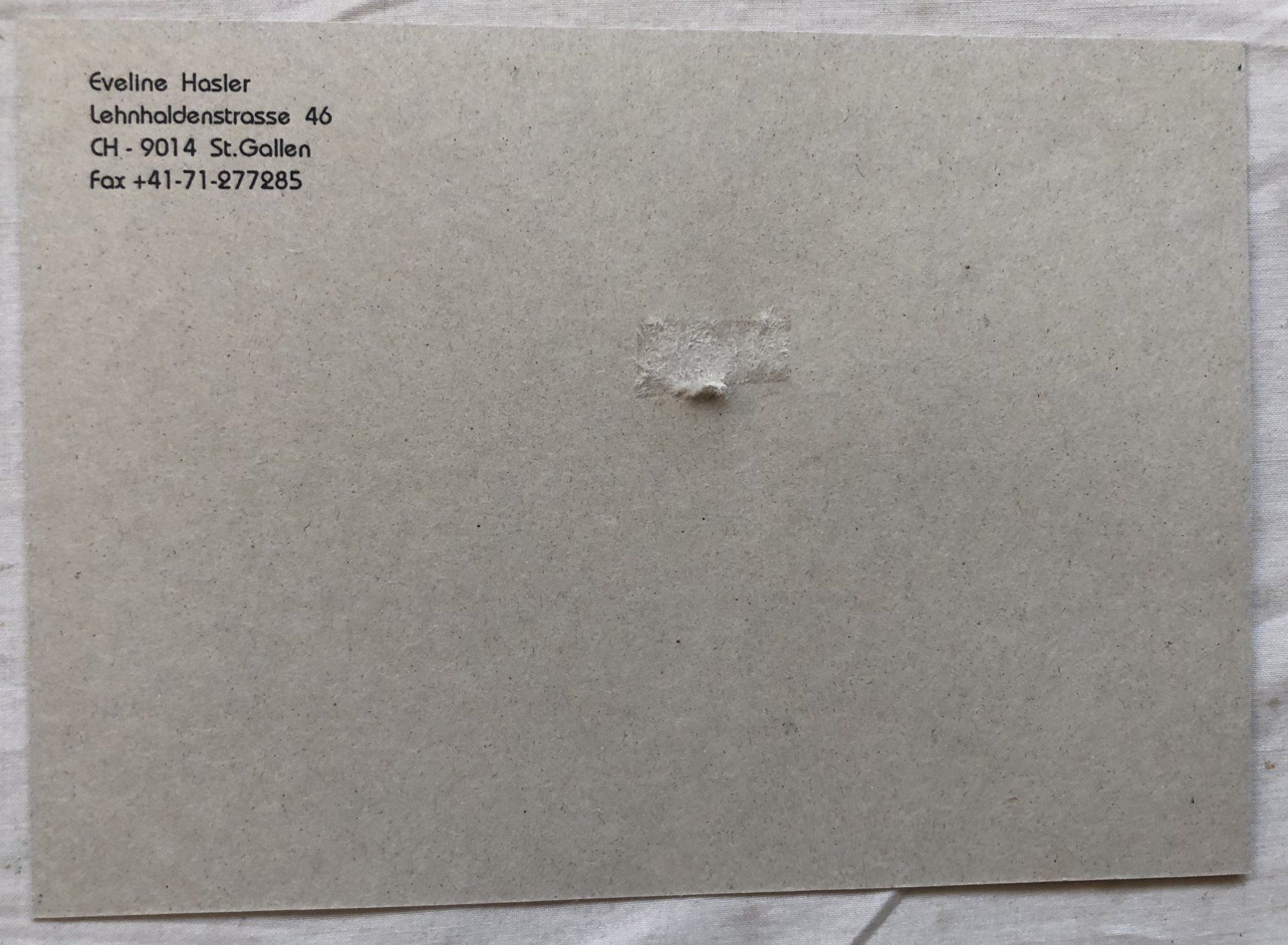 Autographes: Orig. Autogramm - EVELINE HASLER – D'occasion à Schaffhausen par durruti 1