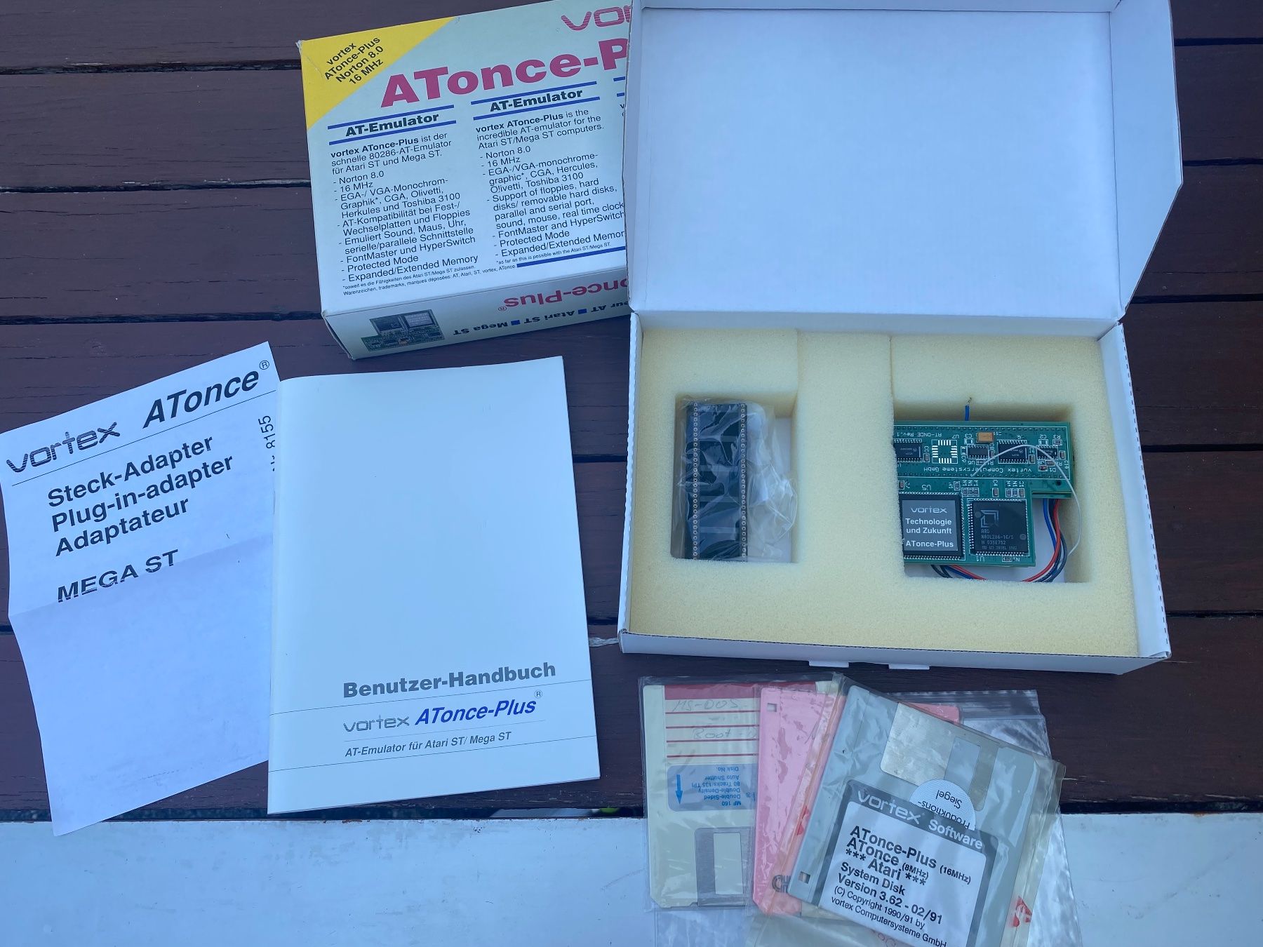 Atari PCs: Vortex ATonce-Plus für Atari Mega ST (OVP mit Steckadapter) – Gebraucht aus Adliswil von synchrot 2