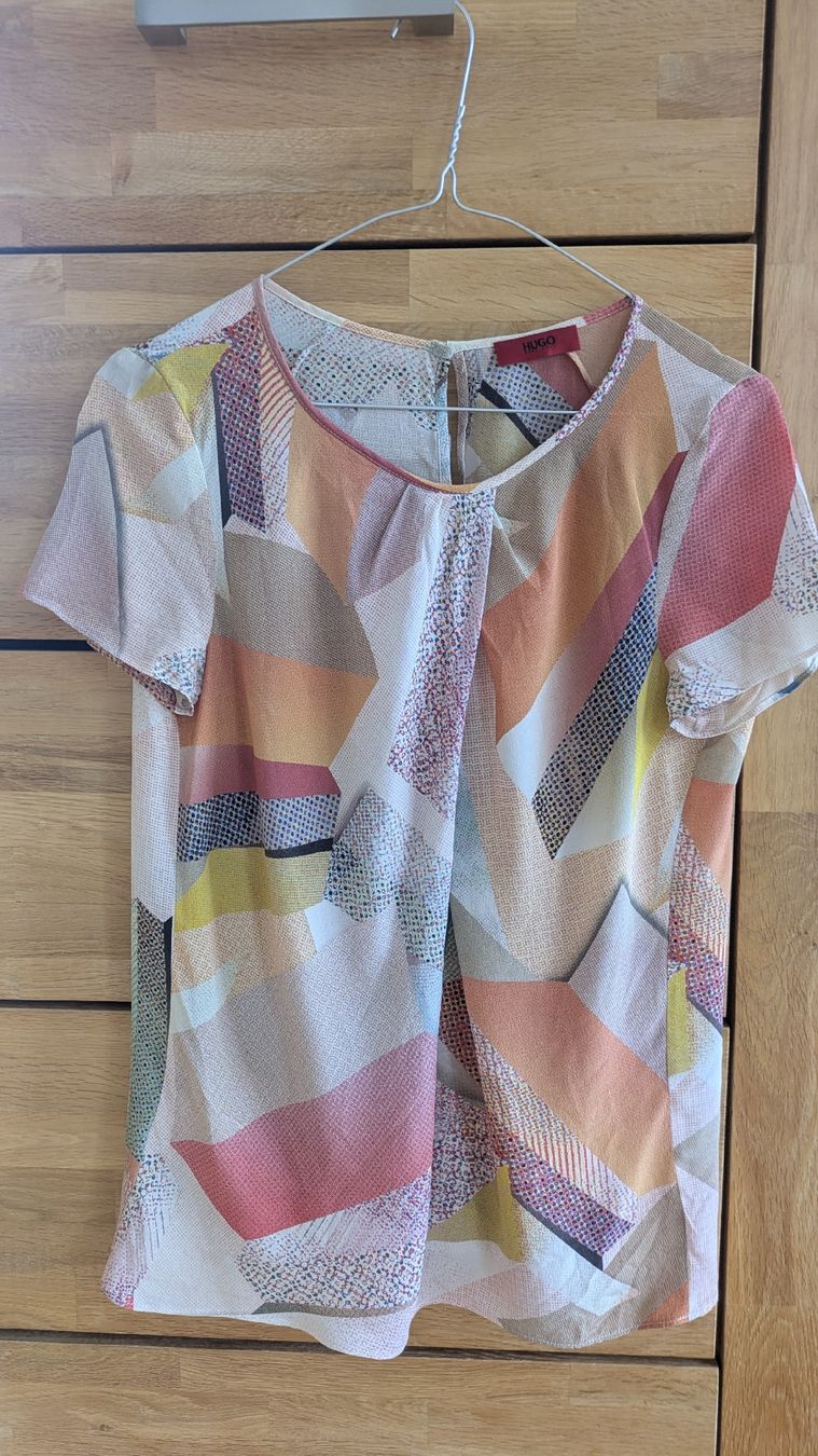 Hugo Boss Camicette: HUGO BOSS Sommerseiden-Bluse Gr. 34 – Usato da Zürich venduto da broedl