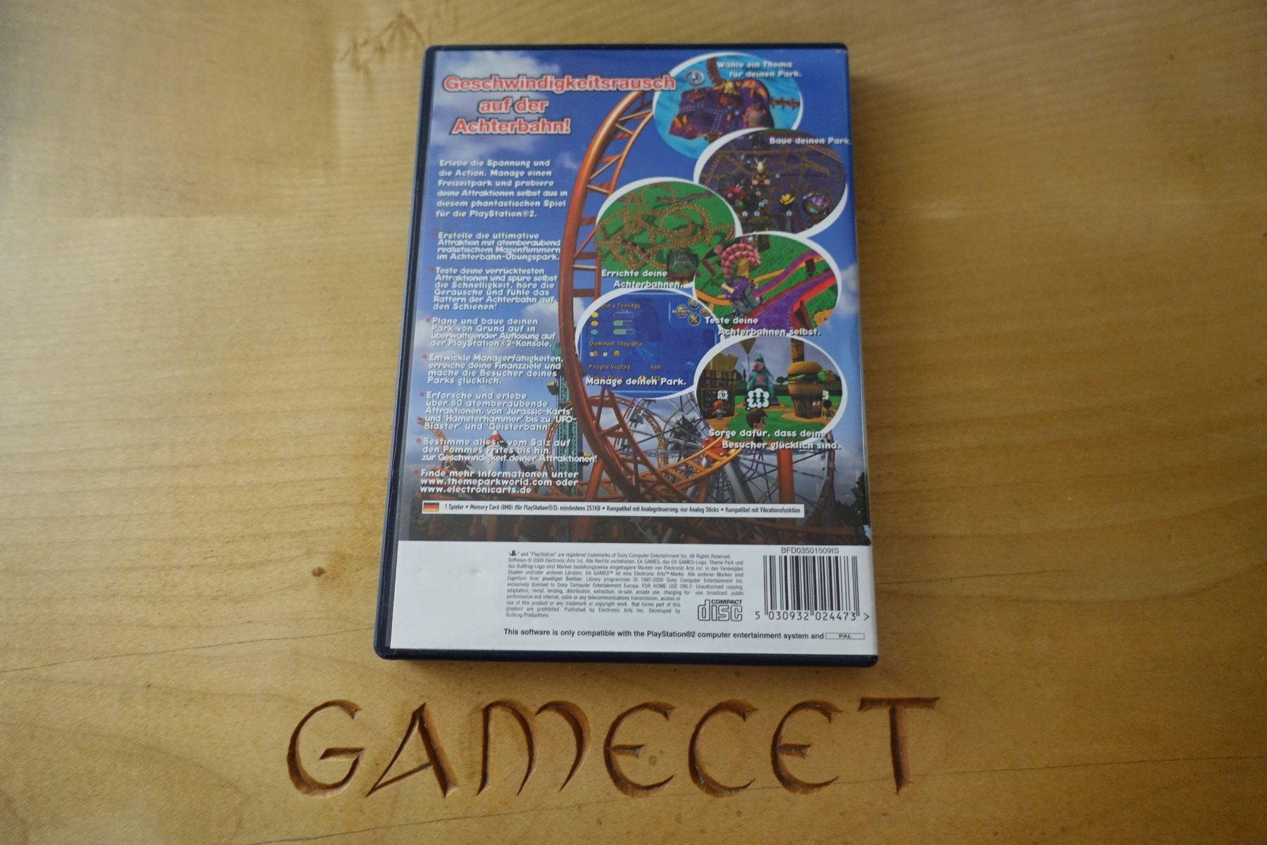 Sony Jeux: Theme Park World – D'occasion à Steinach par Gamecet 2
