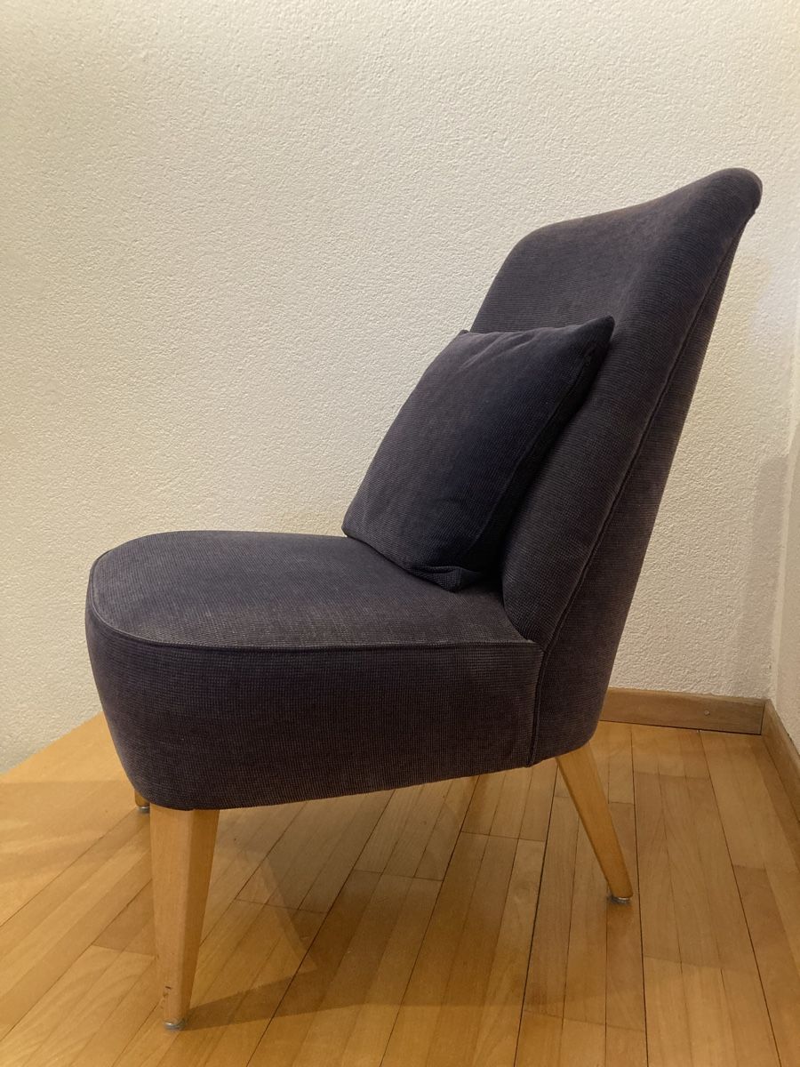 Poltrone: Fauteuil mit Hocker, 50er Jahre – Usato da Untersiggenthal venduto da Crodina 1