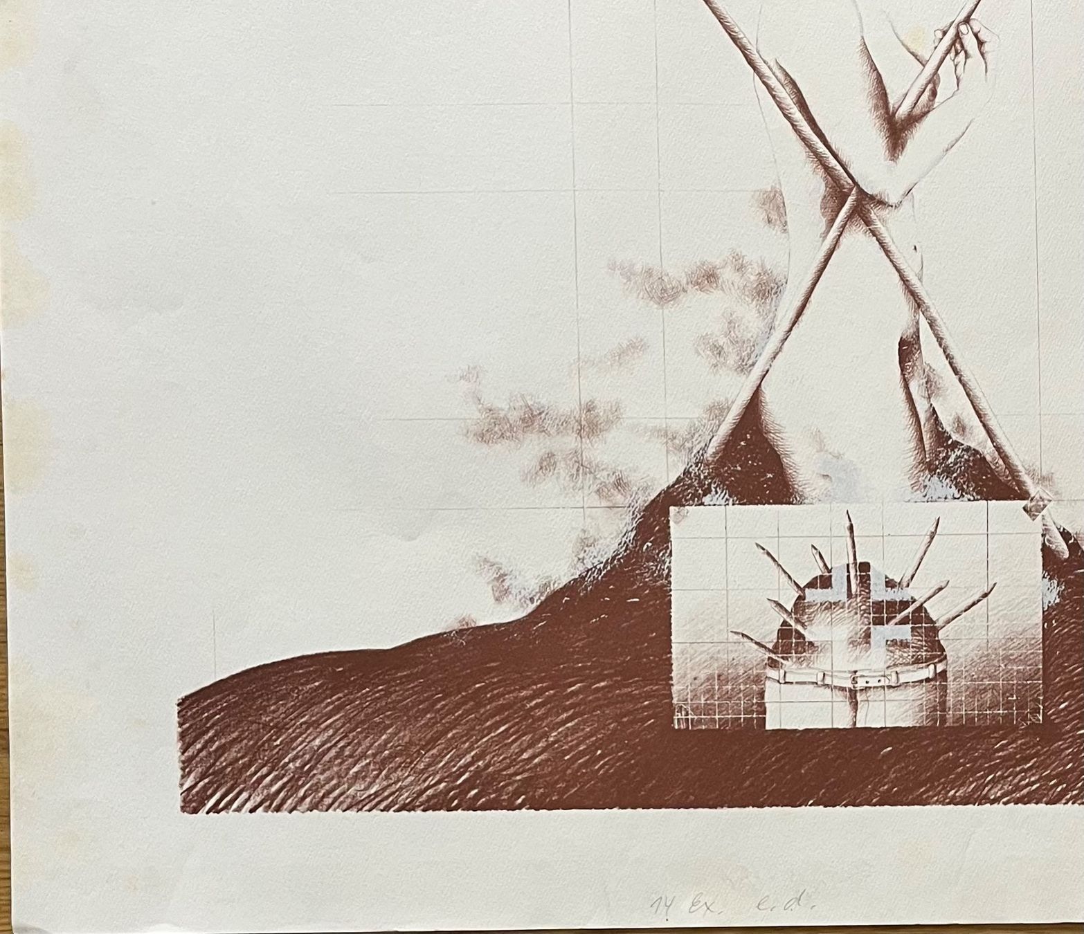 Grafiken & Lithographien: RUEDI BAUMANN LITHOGRAPHIE KÜNSTLERPROBE – Gebraucht aus Gersau von grafik-kunst 3