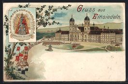 Litho Einsiedeln, Abbild Gnaden-Mutter, 