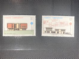 Türkei 1987 Europa CEPT Satz Architektur postfrisch