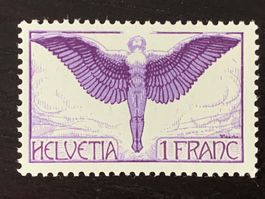 Flugpostmarke 1 Franc, 1923-1930, Zst. F12, ungestempelt