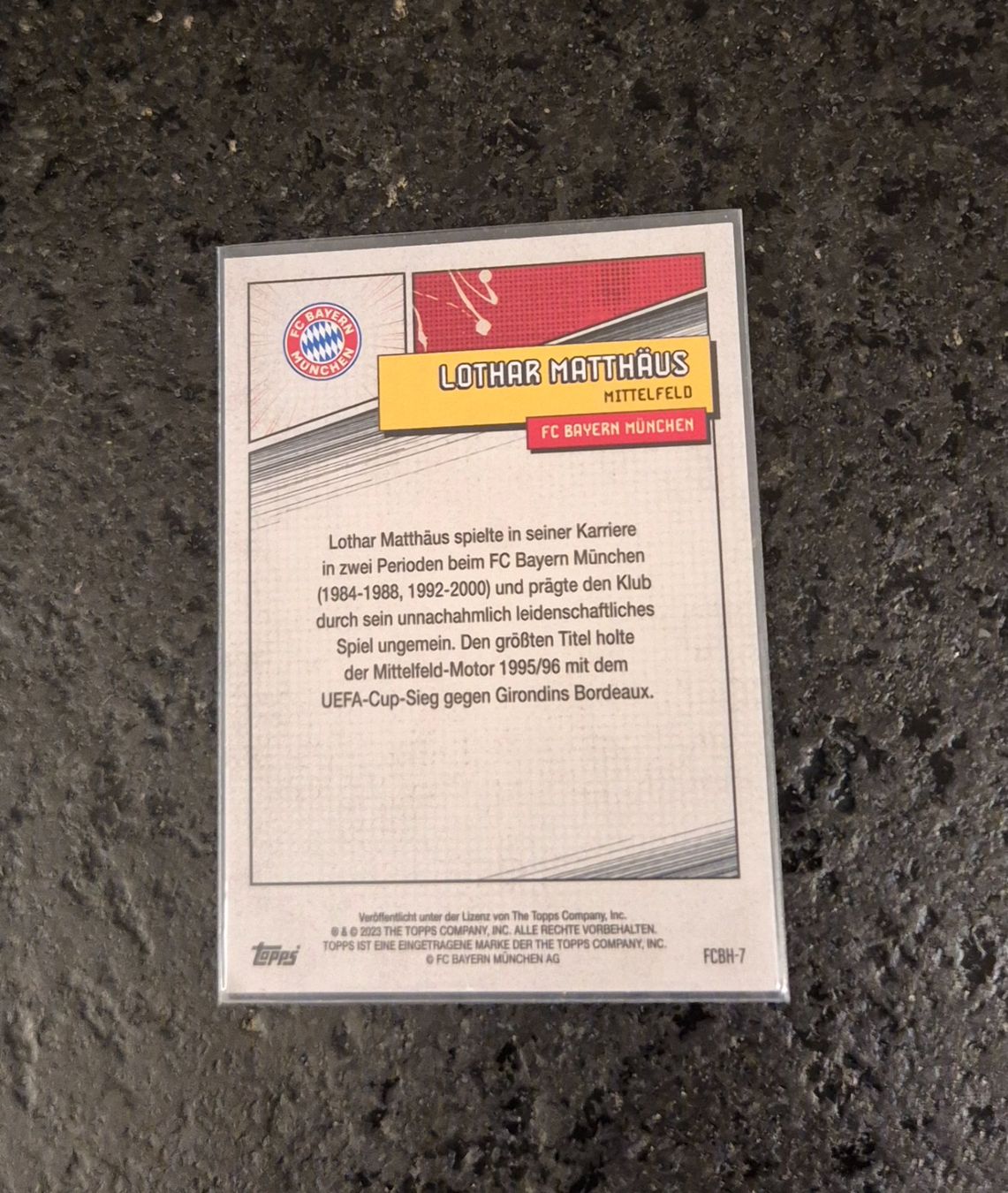 Topps Carte collezionabili: Lothar Matthäus /299 - Bayern München - Topps – Nuovo (secondo la descrizione) da Burg AG venduto da Danoe 1