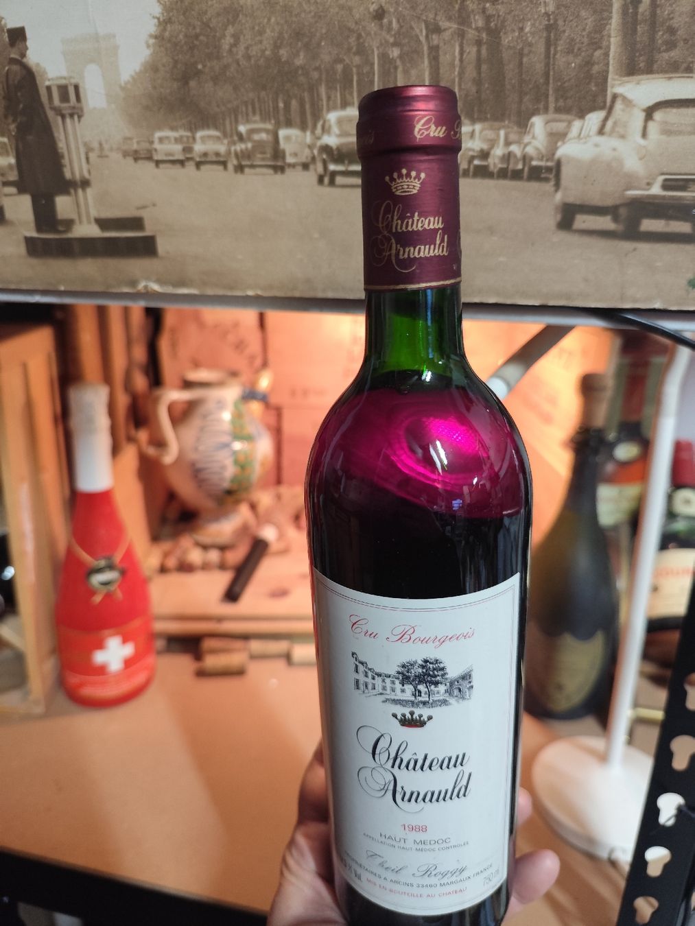 Vino: 1988 Haut-Médoc Chateau Arnauld – Nuovo e nell'imballaggio originale da Büsserach venduto da Vintage-vins 1