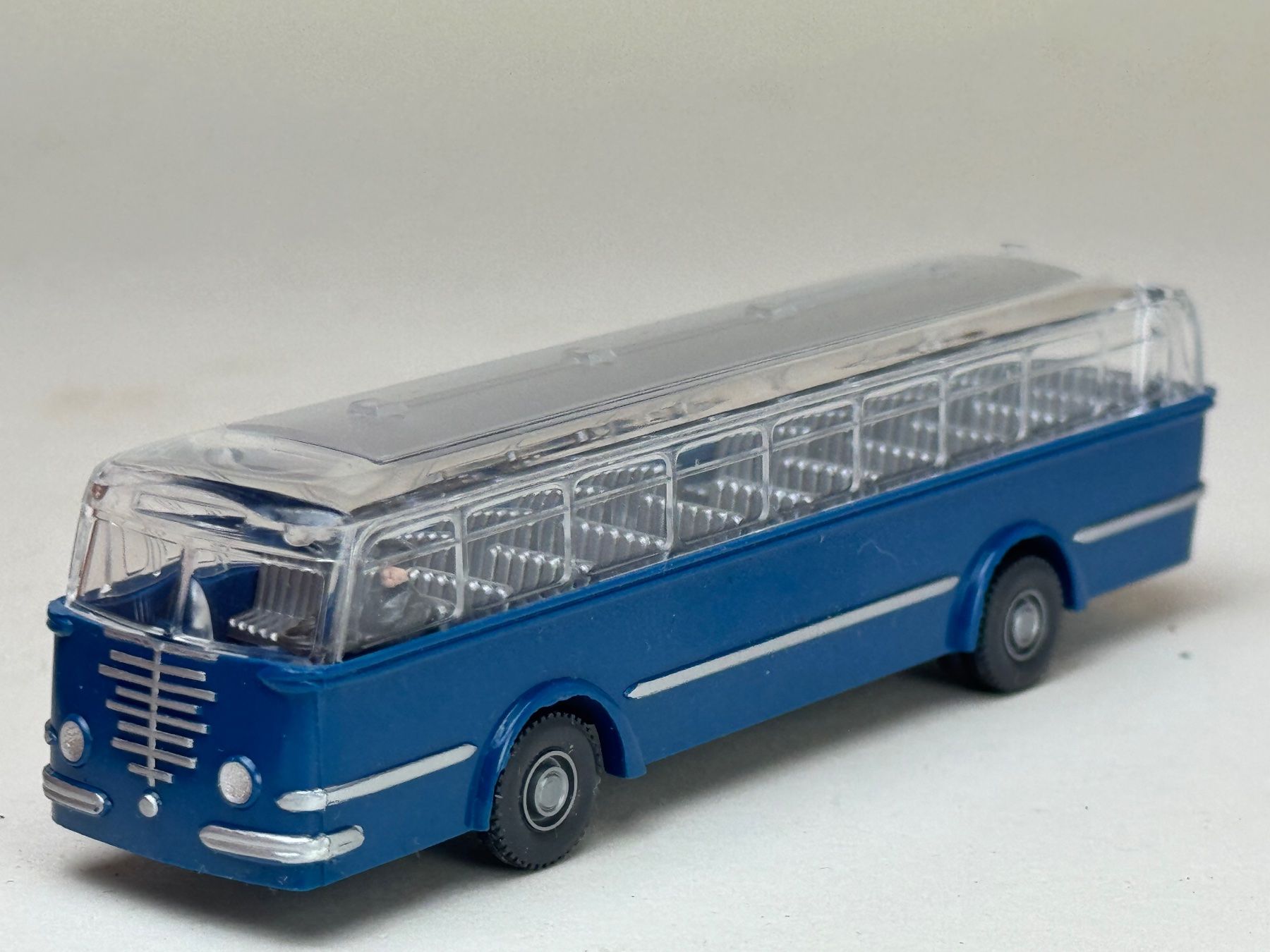 Wiking Modellini d'auto: GB- Wiking Büssing Trambus blau – Usato da Elm venduto da Wikmtz