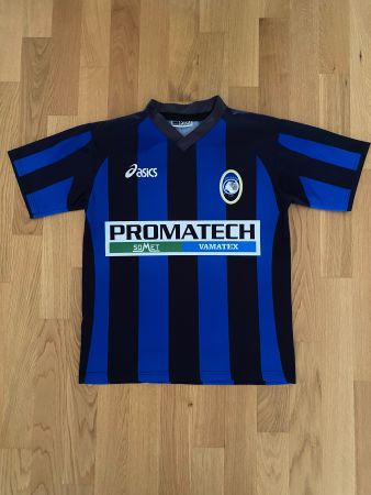 ORIGINAL ATALANTA BERGAMO TRIKOT ASICS MAGLIA ITALIEN XS/S