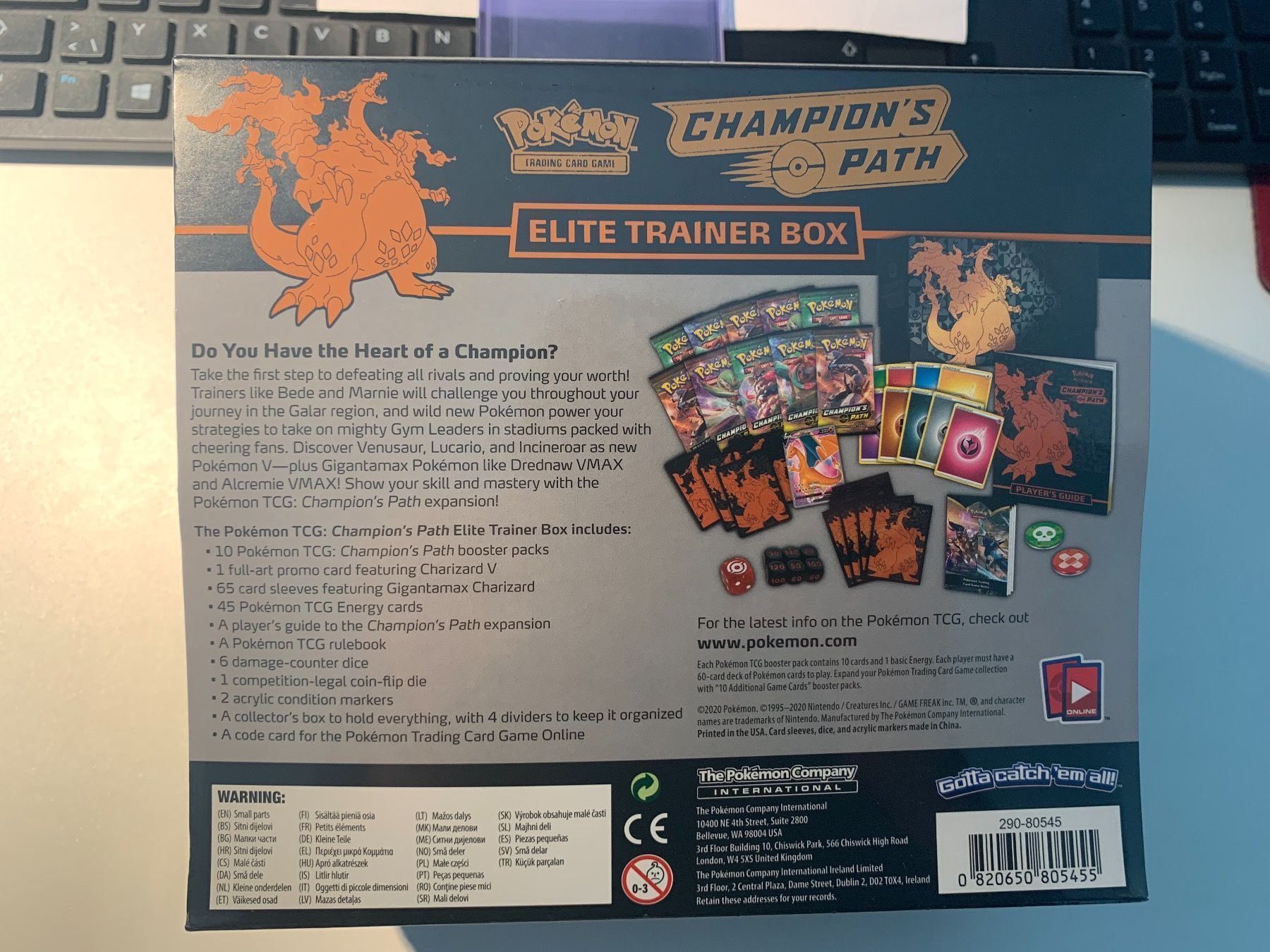 Pokémon Carte collezionabili: Pokémon Champions Path Elite Trainer Box – Nuovo e nell'imballaggio originale da Zug venduto da Riconico 1