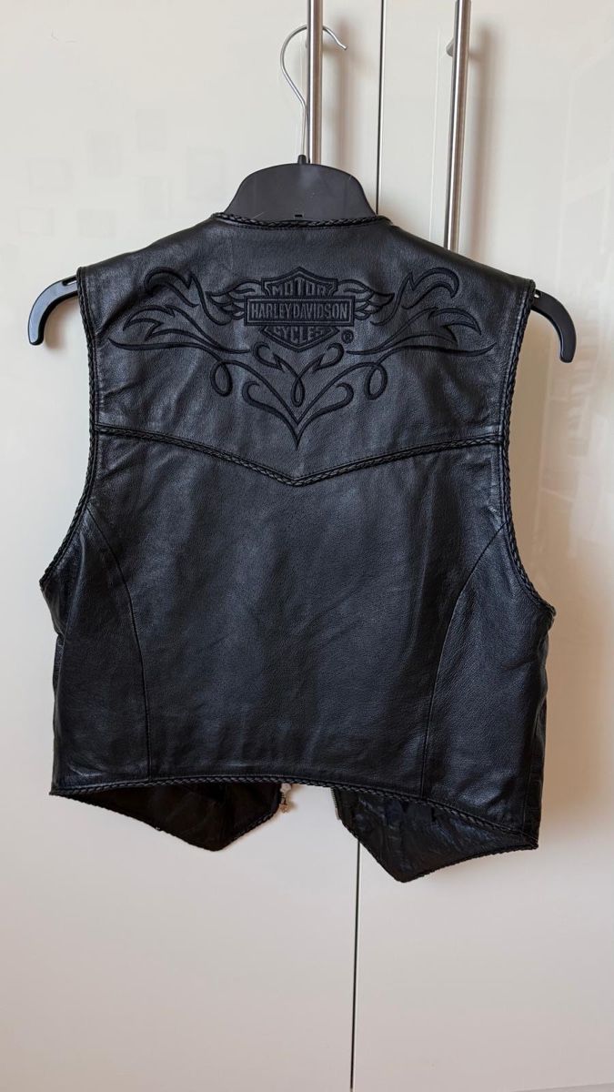 Harley-Davidson Gilet & Giacche senza maniche: Harley Davidson Leder Gilet – Usato da Magden venduto da Jackevaro 1