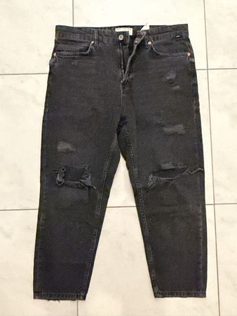 Herren Jeans Schwarz Grösse 42 Relaxed Fit neu