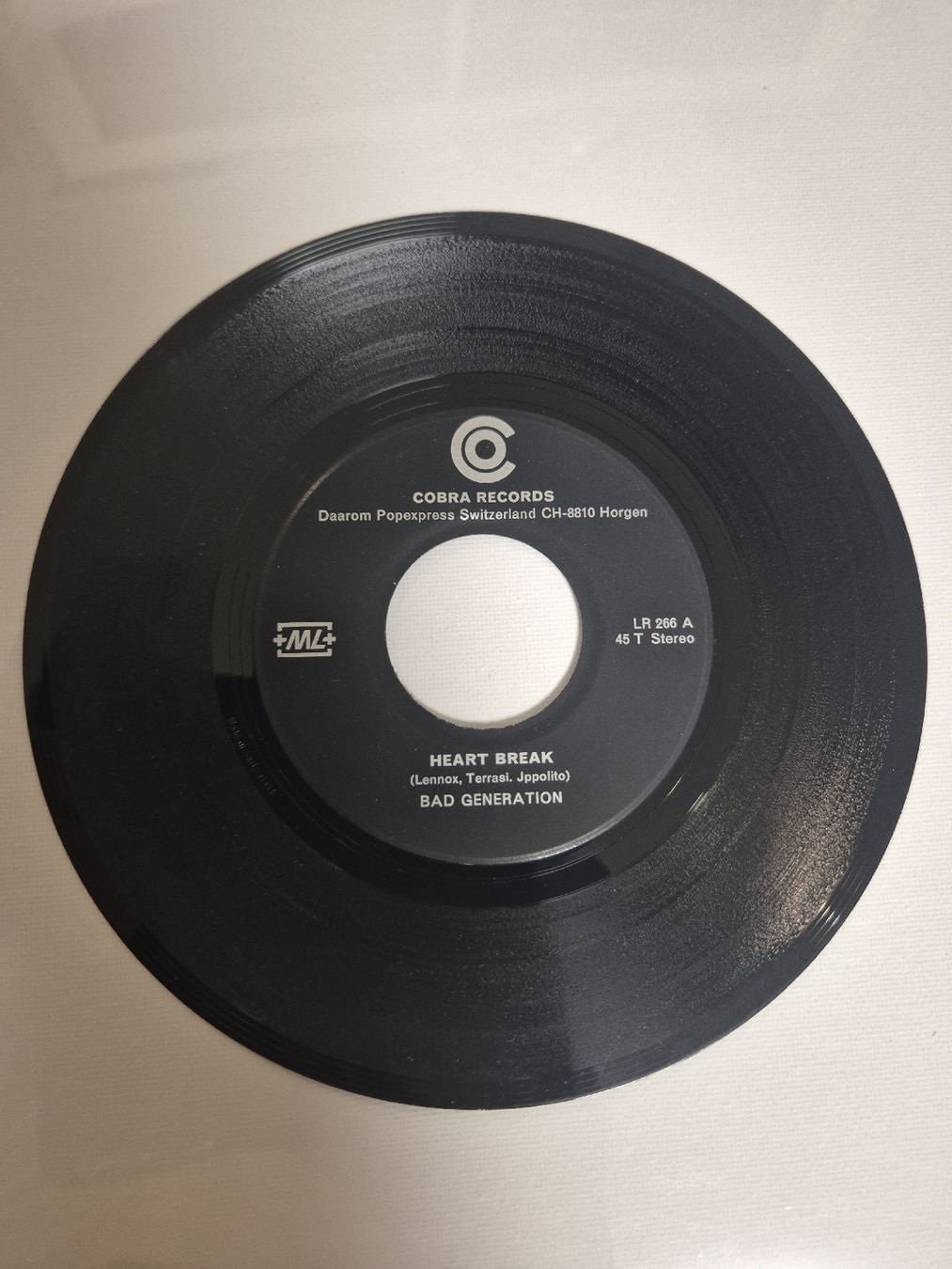 Dischi in vinile: Bad Generation - Heart Break -  Crazy Man  - Single 7 , CH  – Nuovo (secondo la descrizione) da Uster venduto da newwave0 2