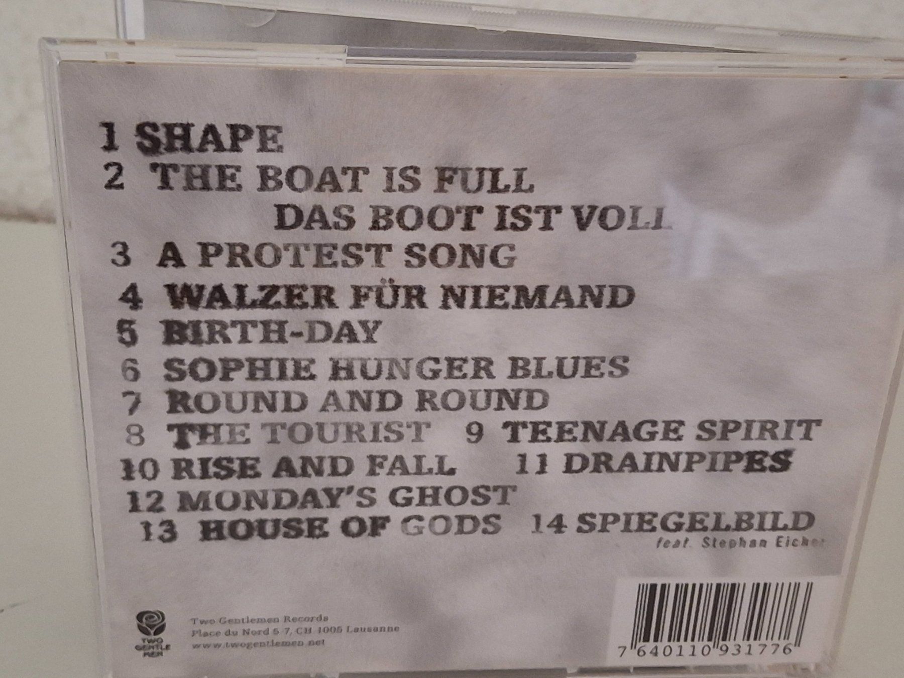 CD: CD Sophie Hunger - Monday's Ghost – Usato da Aarberg venduto da Jackup1 1