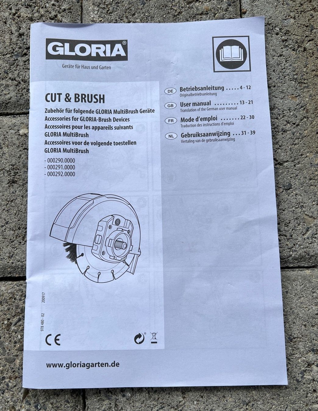 Bodenbearbeitungsgeräte: GLORIA MultiBrush speedcontrol – Gebraucht aus Geuensee von  5
