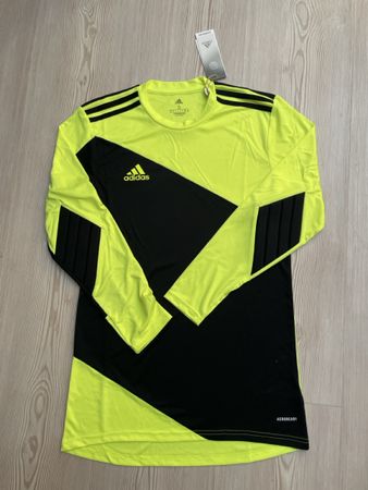 Adidas Langarmshirt Gelb Schwarz Grösse S neu