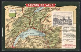 Lausanne, Chateau et Cathédrale, Canton