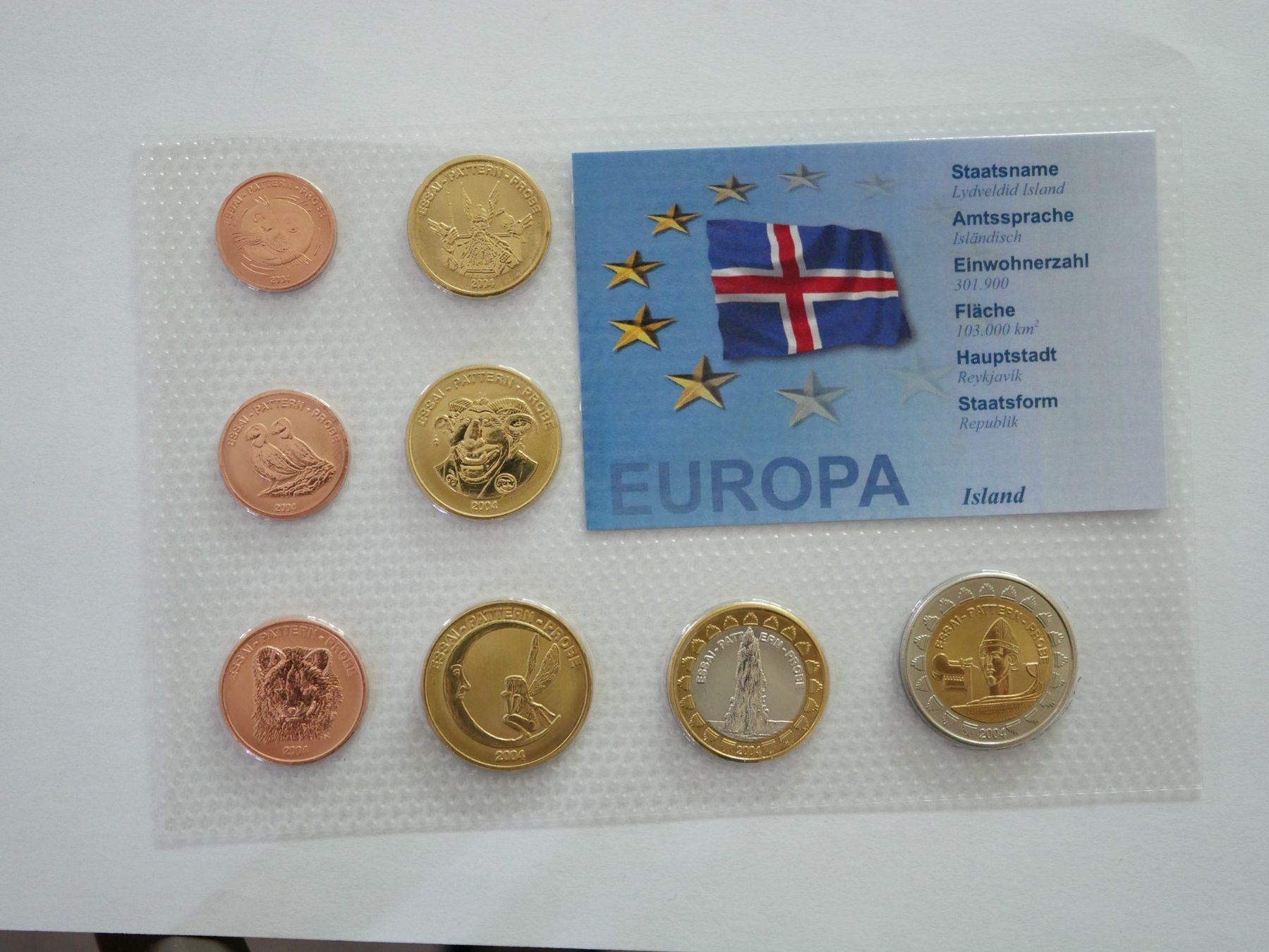 Tutti le monete: Euro Probe Island 2004 ***TOP*** – Nuovo e nell'imballaggio originale da Kreuzlingen venduto da Samson01