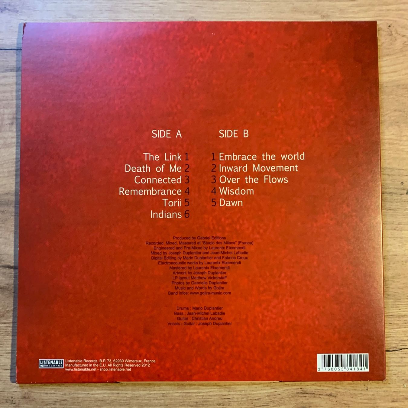 Dischi in vinile: GOJIRA - THE LINK...RE FR 2012...VG+/VG+ – Usato da Gals venduto da Diskopatshop 1