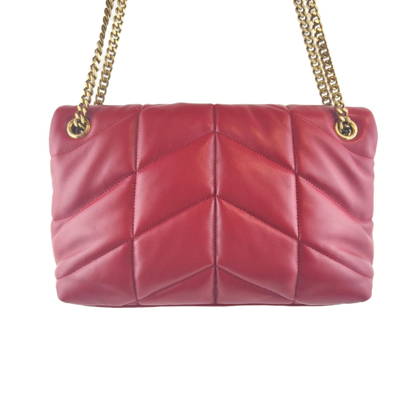 Saint Laurent Borse: Sac à main Saint Laurent Puffer Small Rouge – Nuovo (secondo la descrizione) da Montreux venduto da CashPay_Montreux 3
