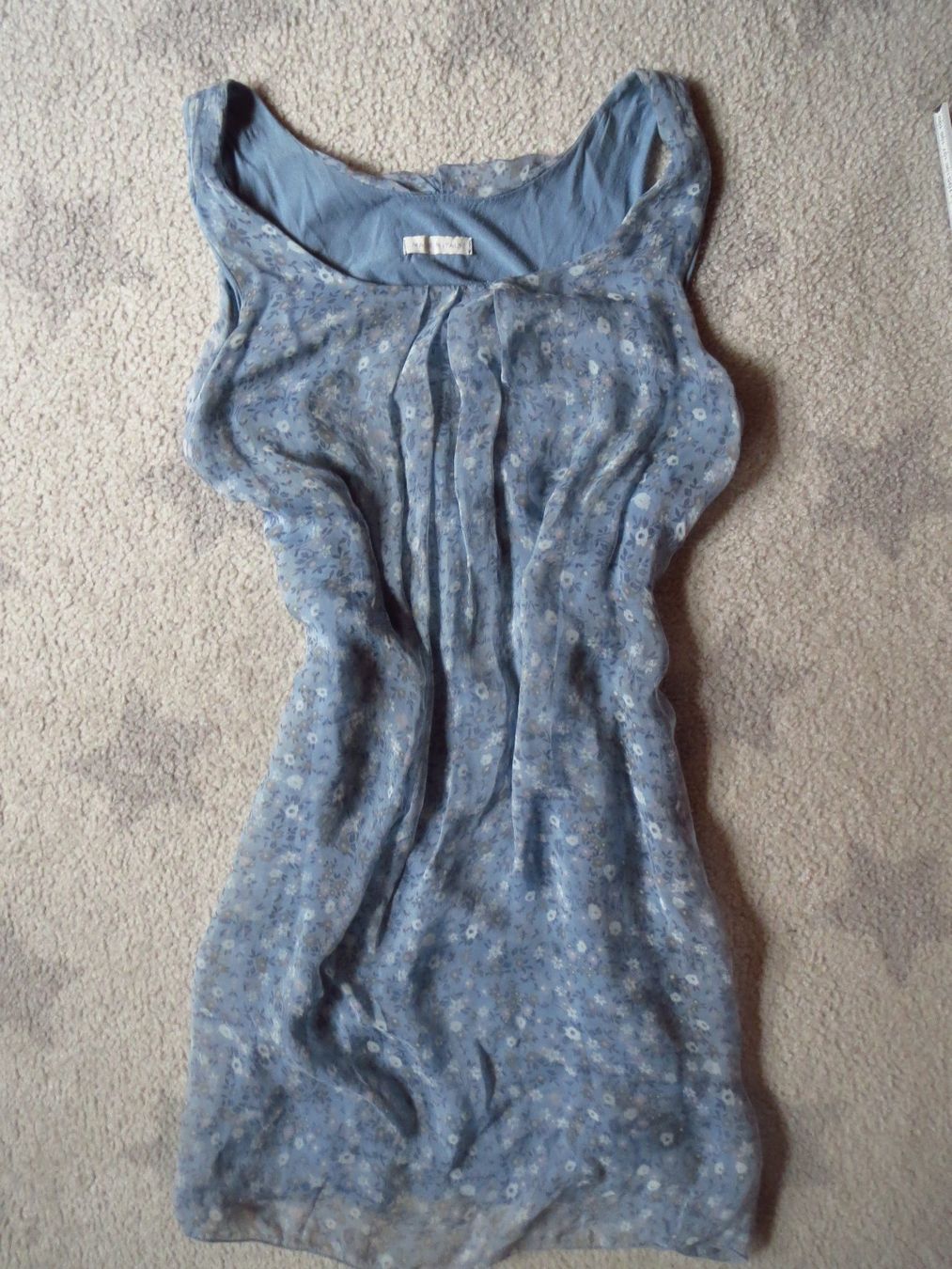 Vestiti: tolle Damen Long Bluse / Mini Kleid mit SEIDE – Usato da Kiental venduto da Anna8702