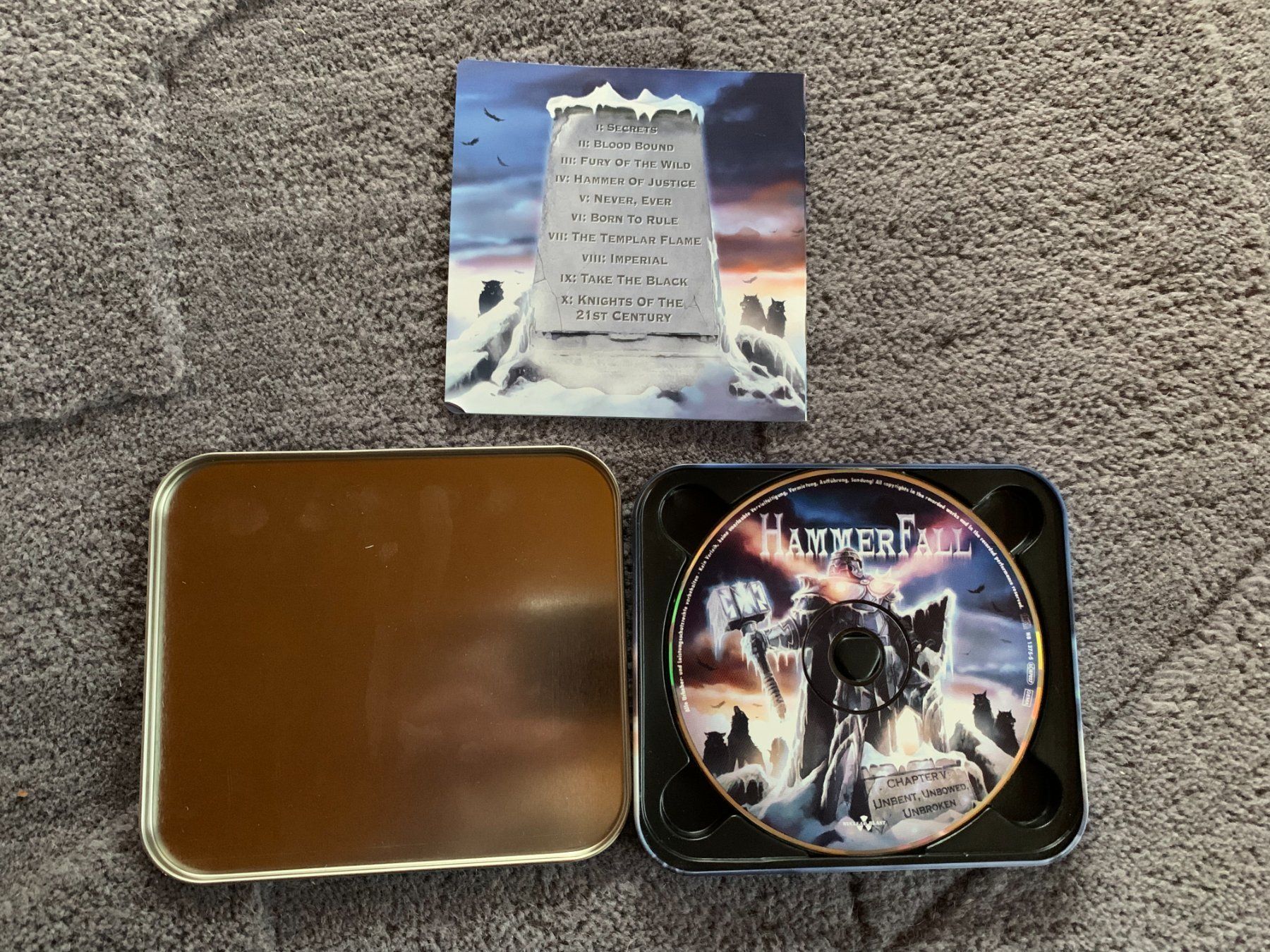 CDs: HammerFall Chapter V Unbent, Unbowed, Unbroken CD LMT Metal – Gebraucht aus Willerzell von Stoeff8l 2