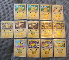 Pikachu 30th Deutsch und Englisch