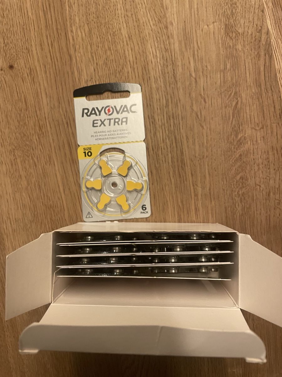 Rayovac Caricatori & Batterie: Rayovac Extra Size 10 Hörgerätbatterien – Nuovo e nell'imballaggio originale da Neftenbach venduto da aeronic 1
