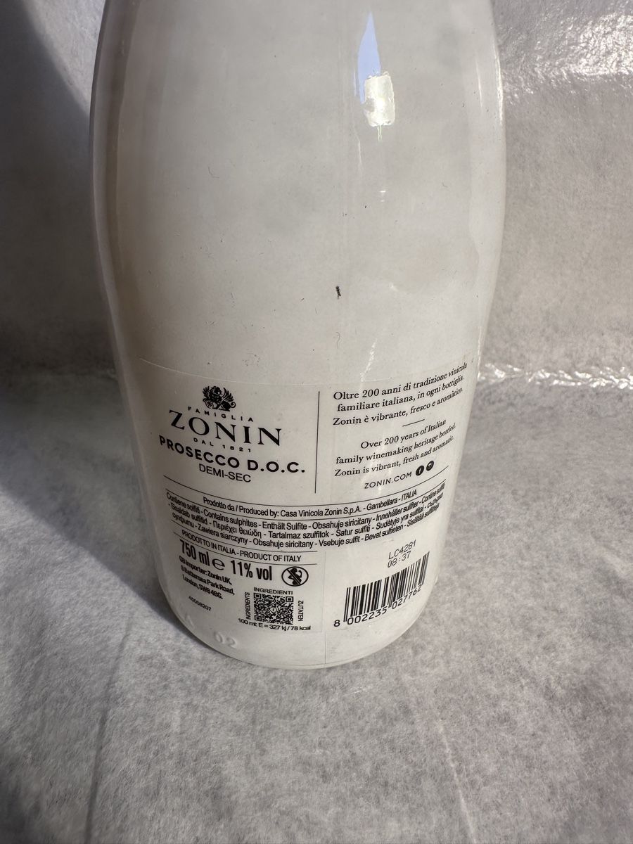 Wein: Zonin Prosecco D.O.C. ICE Demi-Sec 0.75l – Neu und originalverpackt aus zürich von Eltons 1