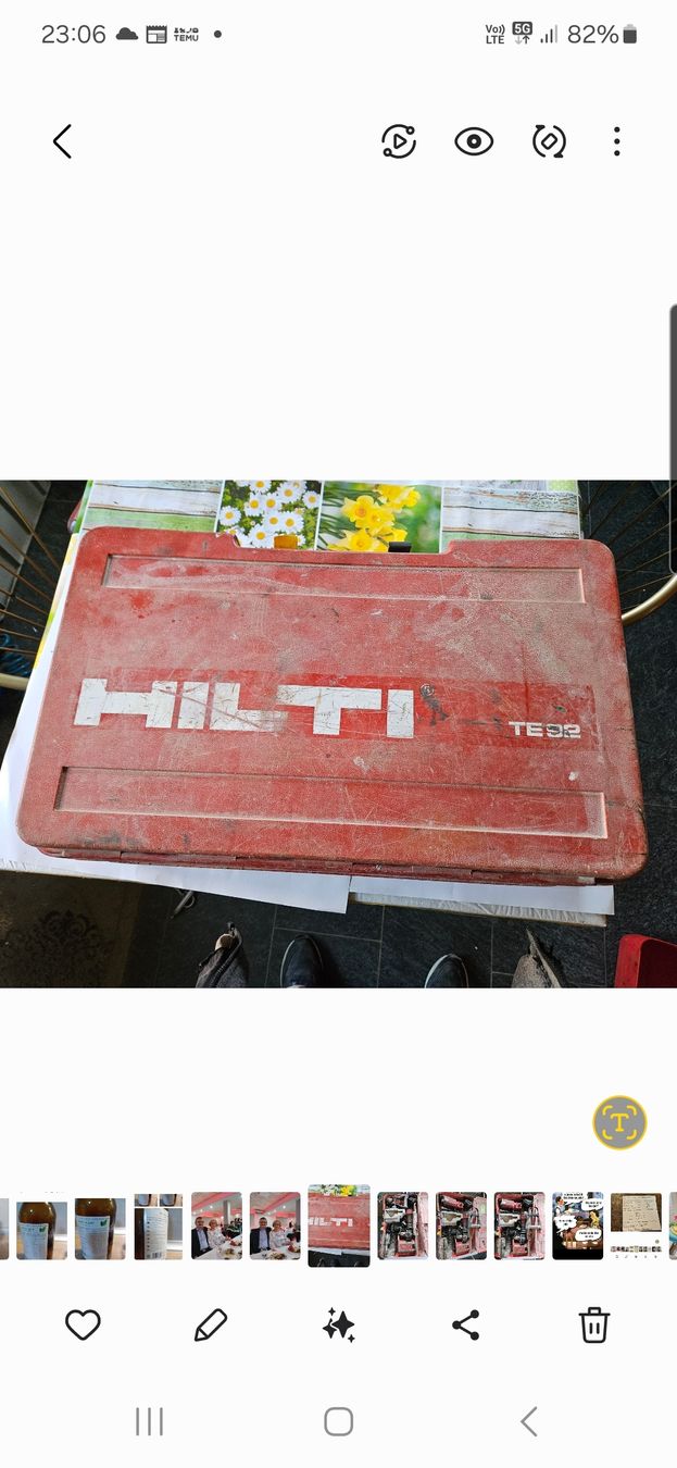 Hilti Trapani: Hilti TE 92 Versch. Ersatzeile. – Difettoso da Oberburg venduto da znas 3