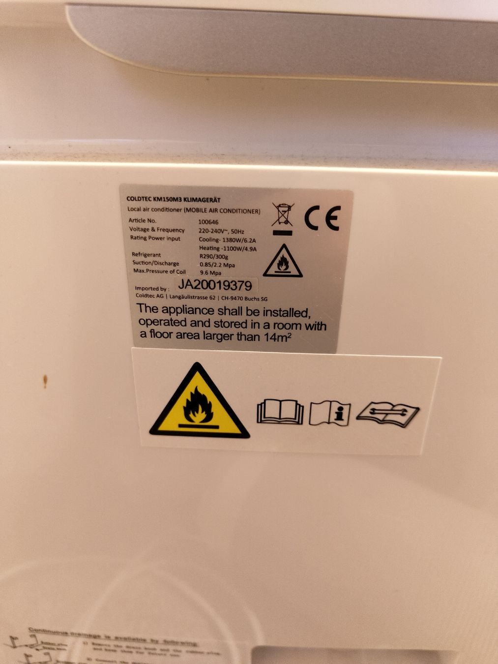 Climatiseurs: Coldtec Klimagerät K150M3 – D'occasion à Endingen par 77Ranze77 1