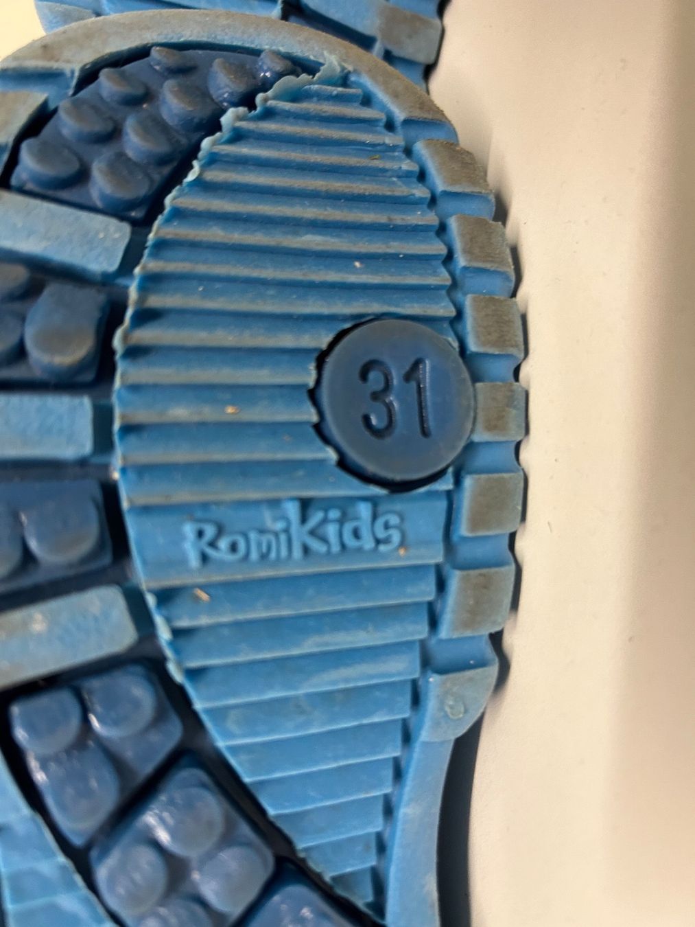 Scarpe per ragazzi: Blaue RomiKids Gummistiefel Gr. 31 – Usato da Basel venduto da Derian01 2