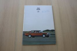 Mercedes-Benz 280/280E Prospekt W123    12/1980  Französisch