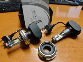 LED-Scheinwerfer R2 Bilux für Oldtimer