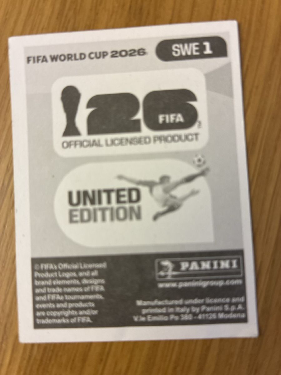Panini Carte collezionabili: Panini WM 2026 SWE 1 – Nuovo (secondo la descrizione) da Basel venduto da leonharda 1