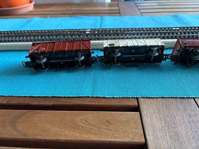 Märklin Modellini di ferrovie: Märklin DB Güterzug 5.-teilig – Usato da Frenkendorf venduto da HampeFrenk 7