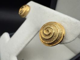 Vintage Goldfarbene Ohrringe