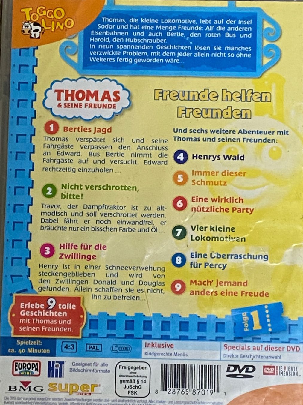 Tous les DVDs: Thomas & seine Freunde 6x – D'occasion à Muri b. Bern par AdidasCollector 4