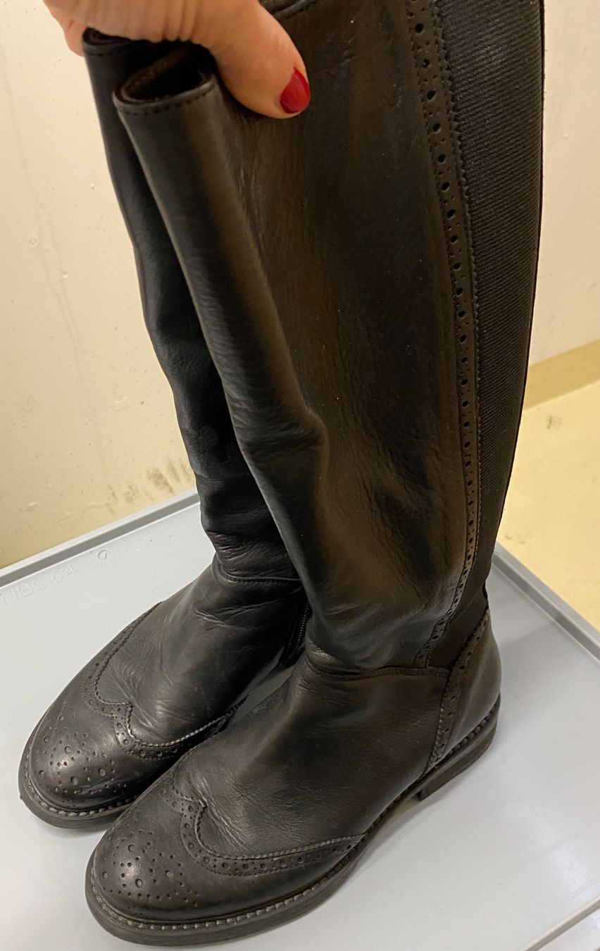Scarpe da donna: Wunderschöne italienische Lederstiefel – Usato da Winterthur venduto da Ruby_3