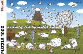 Piatnik Puzzle Schafe im Paradies 1000 Teile