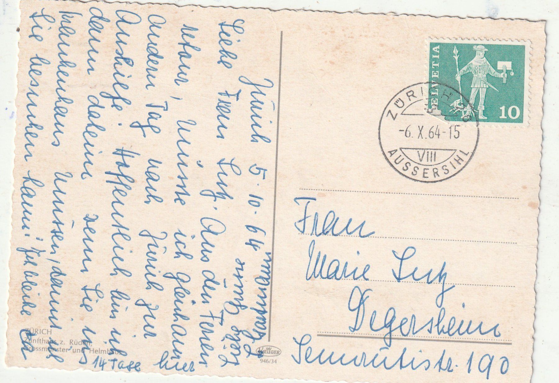 Cartes postales: Basel – D'occasion à Lumbrein par made02 1