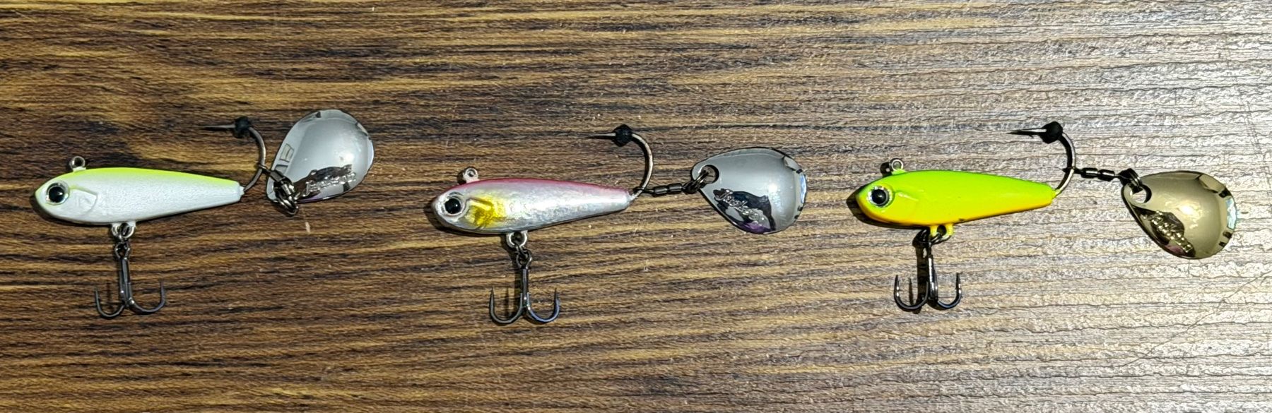 Esche: Jackson Premium Jig Spinner 3cm 5gr - 3er Set – Nuovo (secondo la descrizione) da Widnau venduto da Fishingtackle_Oggy